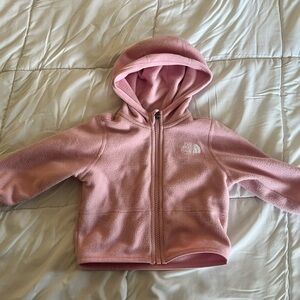 The North Face Light Pink Baby Fleece